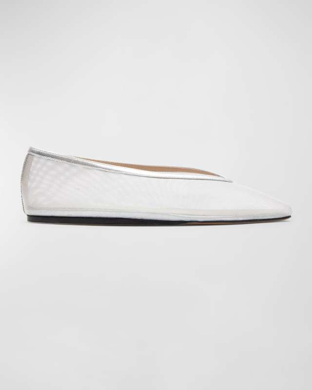 Luna Mesh Ballerina Flats